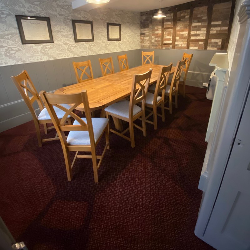 Private Dining Room Table and Charus